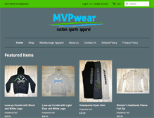 Tablet Screenshot of mvpwear.net